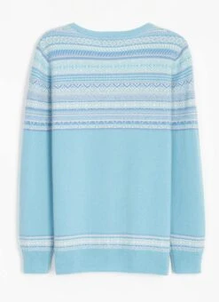 Cashmere Fairisle Yoke Cardigan 9 Cashmere Fairisle Yoke Cardigan -The Edinburgh Woollen Mill 62261pvl dd72c40f265e68d