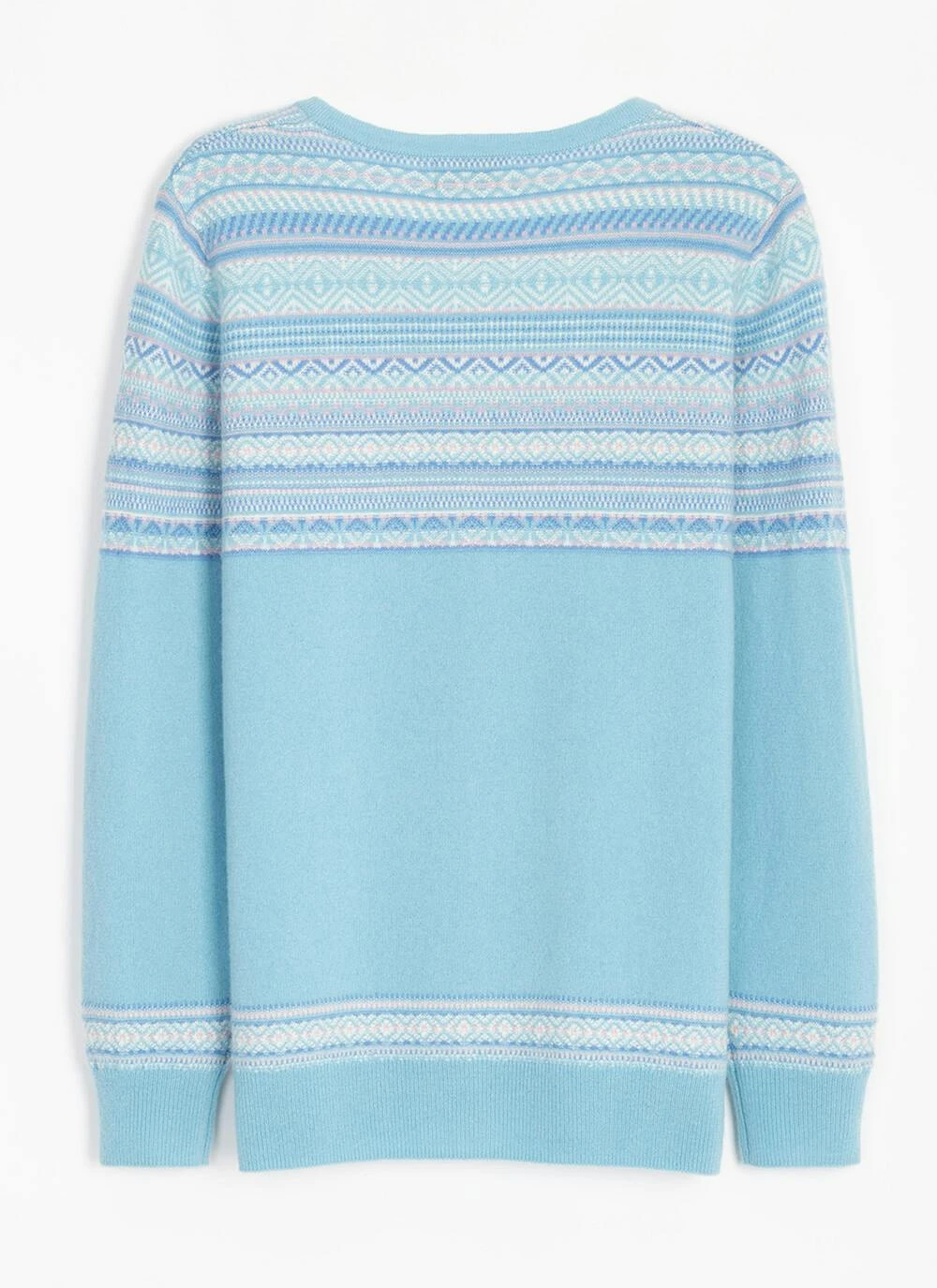 Cashmere Fairisle Yoke Cardigan 5 Cashmere Fairisle Yoke Cardigan - Image 5