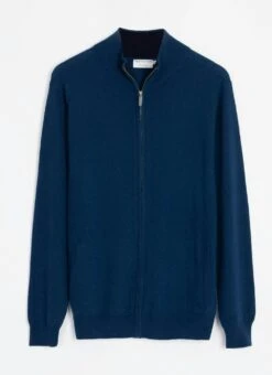 Cashmere Zip Through Jumper