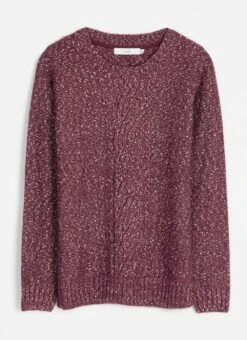Cable Nep Knit Crew Neck Jumper