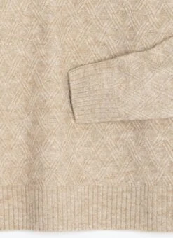 Button Detail Textured Crew Neck Jumper -The Edinburgh Woollen Mill 62342pvl f181ff80a2f6ccf