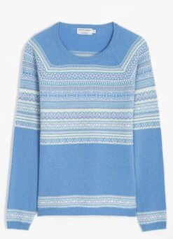 Cashmere Fairisle Yoke Jumper