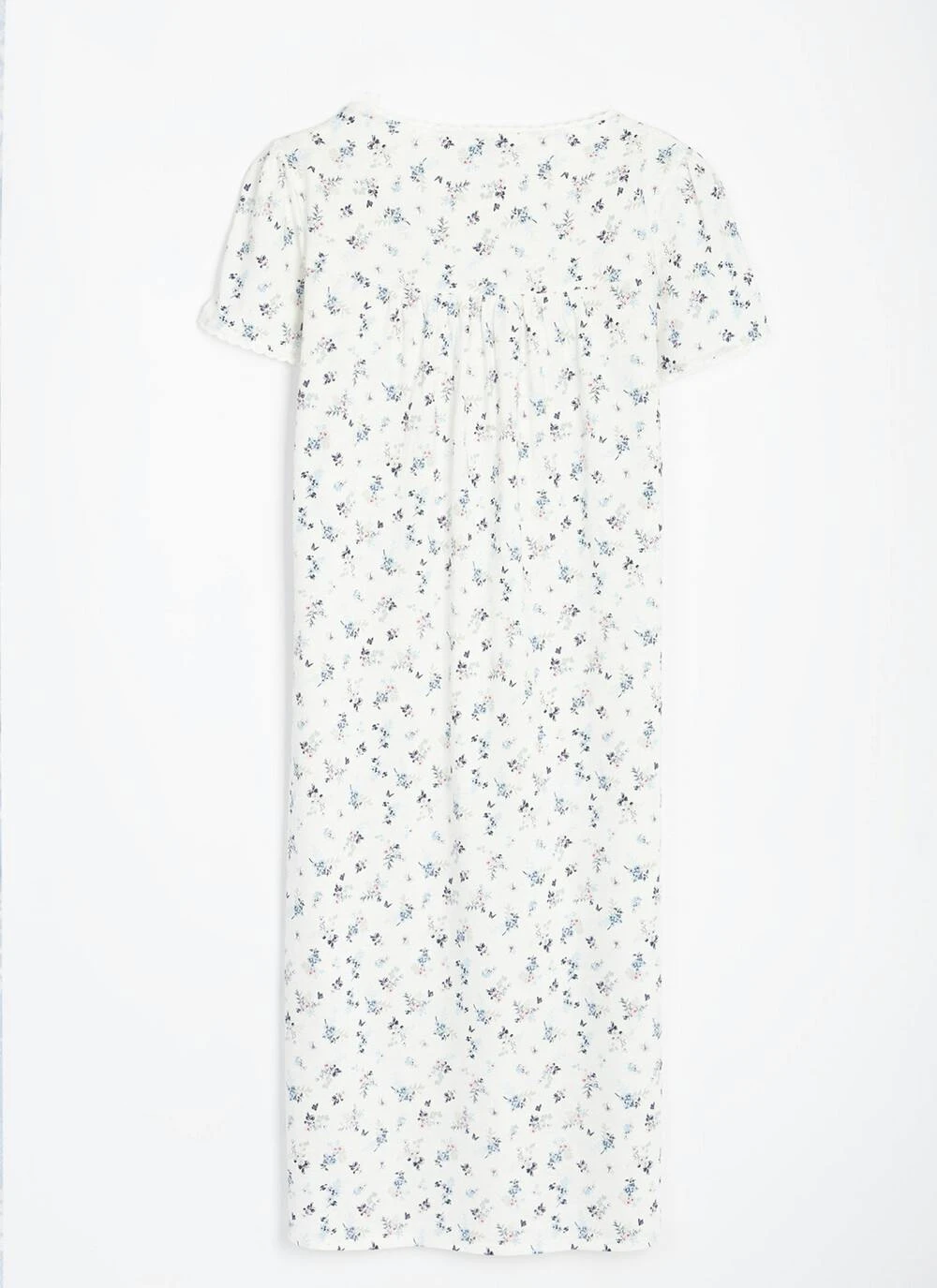 Pure Cotton Button Detail Printed Nightdress 4 Pure Cotton Button Detail Printed Nightdress - Image 4