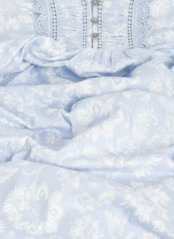 Pure Cotton Lace Trim Printed Nightdress 6 Pure Cotton Lace Trim Printed Nightdress -The Edinburgh Woollen Mill 62495pvl 1df586eea7a6046