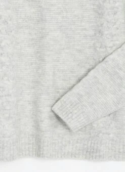 Soft Touch Cable Knit Crew Neck Jumper -The Edinburgh Woollen Mill 62517pvl 5f1b315c1e3f97a