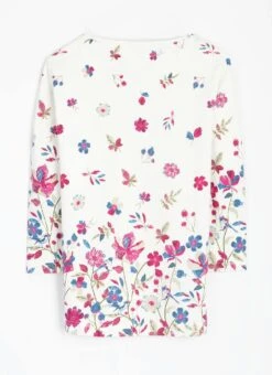 Pure Cotton Border Print Top 9 Pure Cotton Border Print Top -The Edinburgh Woollen Mill 62545pvl c6bb137396887cf