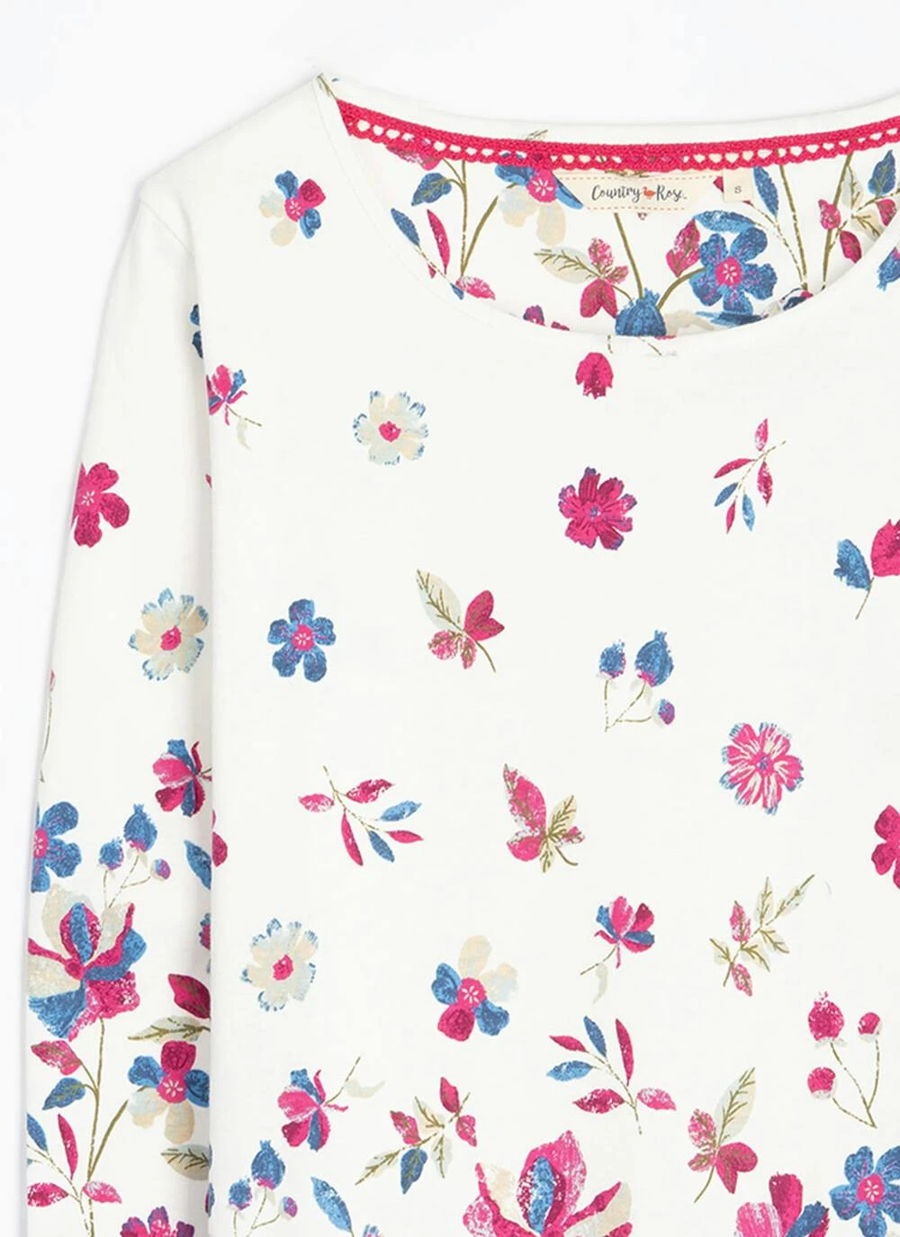 Pure Cotton Border Print Top 3 Pure Cotton Border Print Top - Image 3