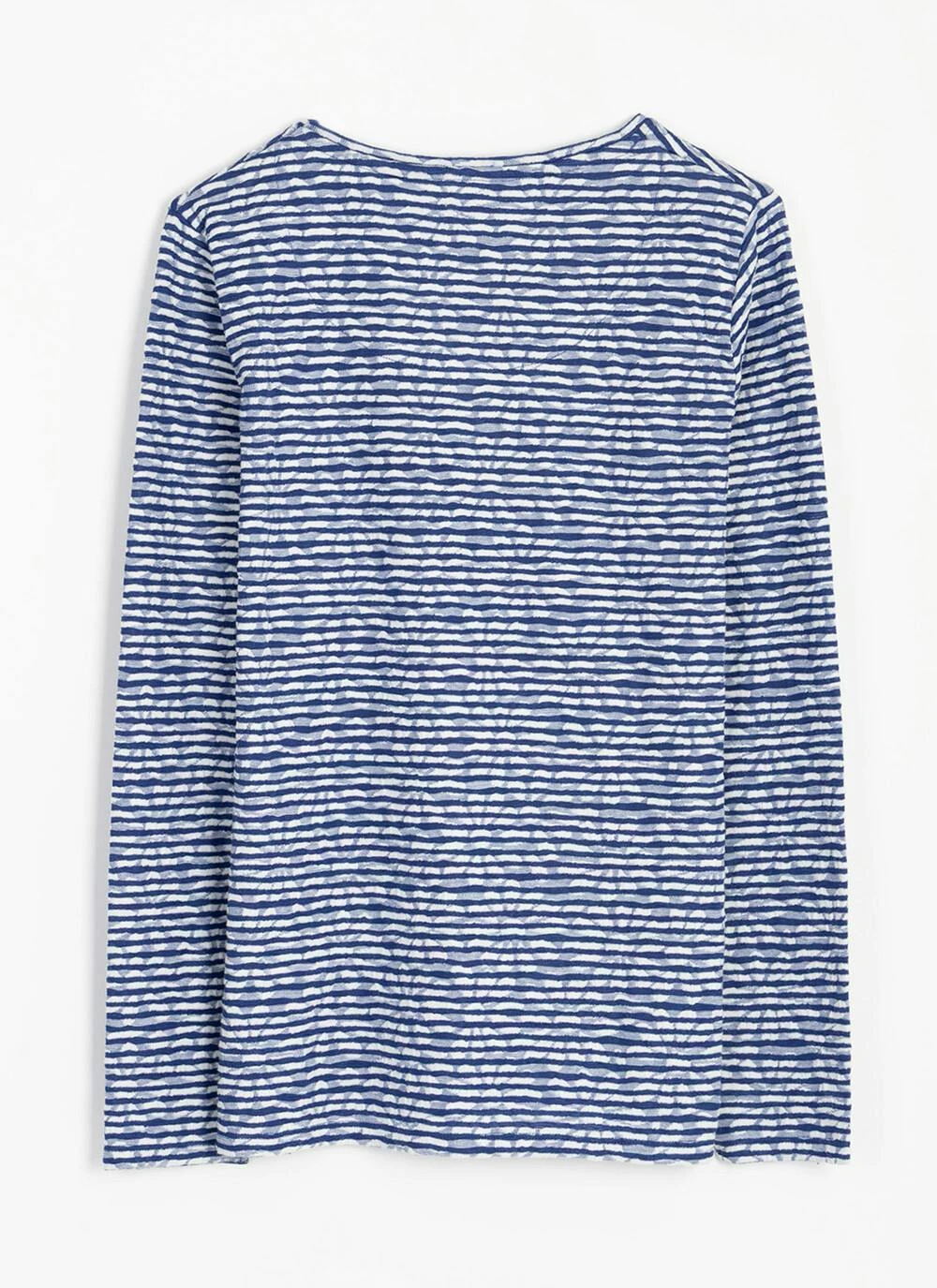 Cotton Blend Striped Textured Top 6 Cotton Blend Striped Textured Top - Image 6