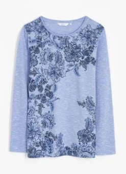 Embellished Jersey Top