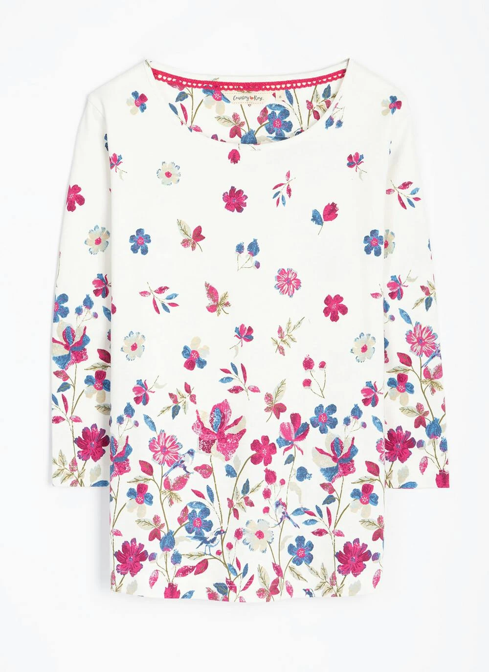 Pure Cotton Border Print Top 2 Pure Cotton Border Print Top - Image 2