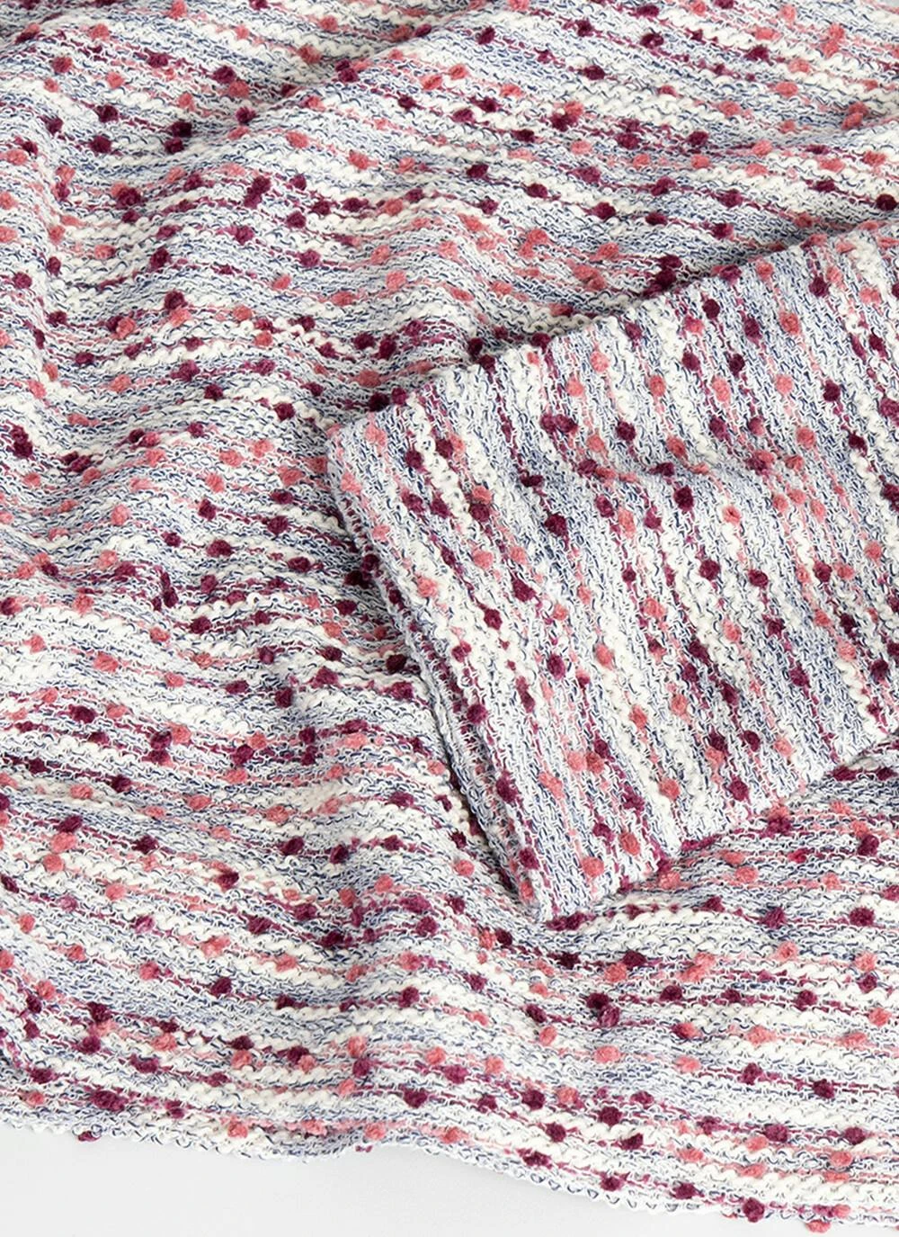 Cotton Blend Textured Crew Neck Top 3 Cotton Blend Textured Crew Neck Top - Image 3