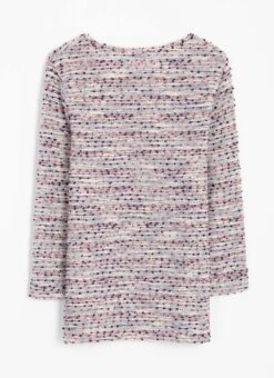 Cotton Blend Textured Crew Neck Top 11 Cotton Blend Textured Crew Neck Top -The Edinburgh Woollen Mill 62708pvl da2f4ef7dcd8a7a