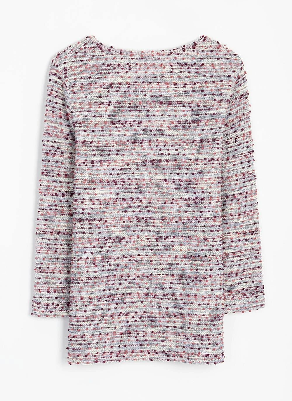 Cotton Blend Textured Crew Neck Top 6 Cotton Blend Textured Crew Neck Top - Image 6