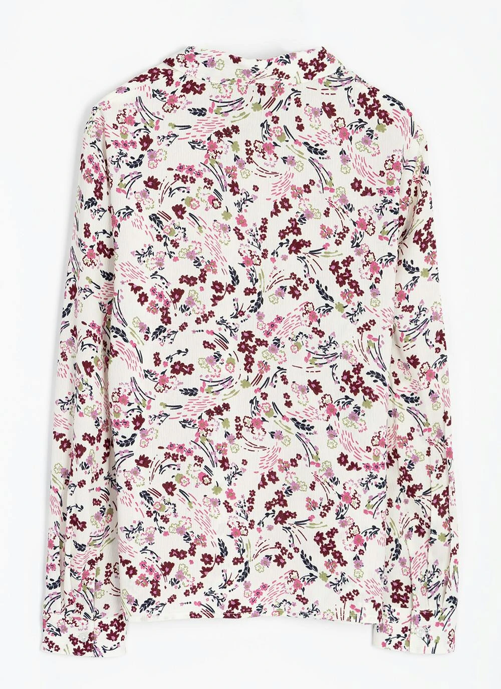 Easy Care Print Blouse 4 Easy Care Print Blouse - Image 4