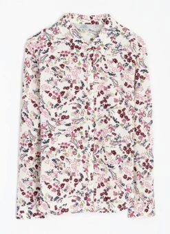 Easy Care Print Blouse