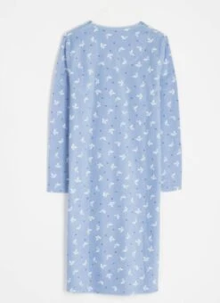 Cosy Fleece Printed Nightdress 7 Cosy Fleece Printed Nightdress -The Edinburgh Woollen Mill 62874pvl e6a72ead873e28b