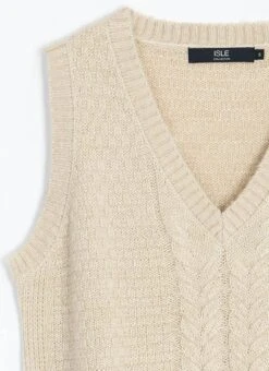 Cable Knitted Vest -The Edinburgh Woollen Mill 62904pvl 35a8f6667b376c9