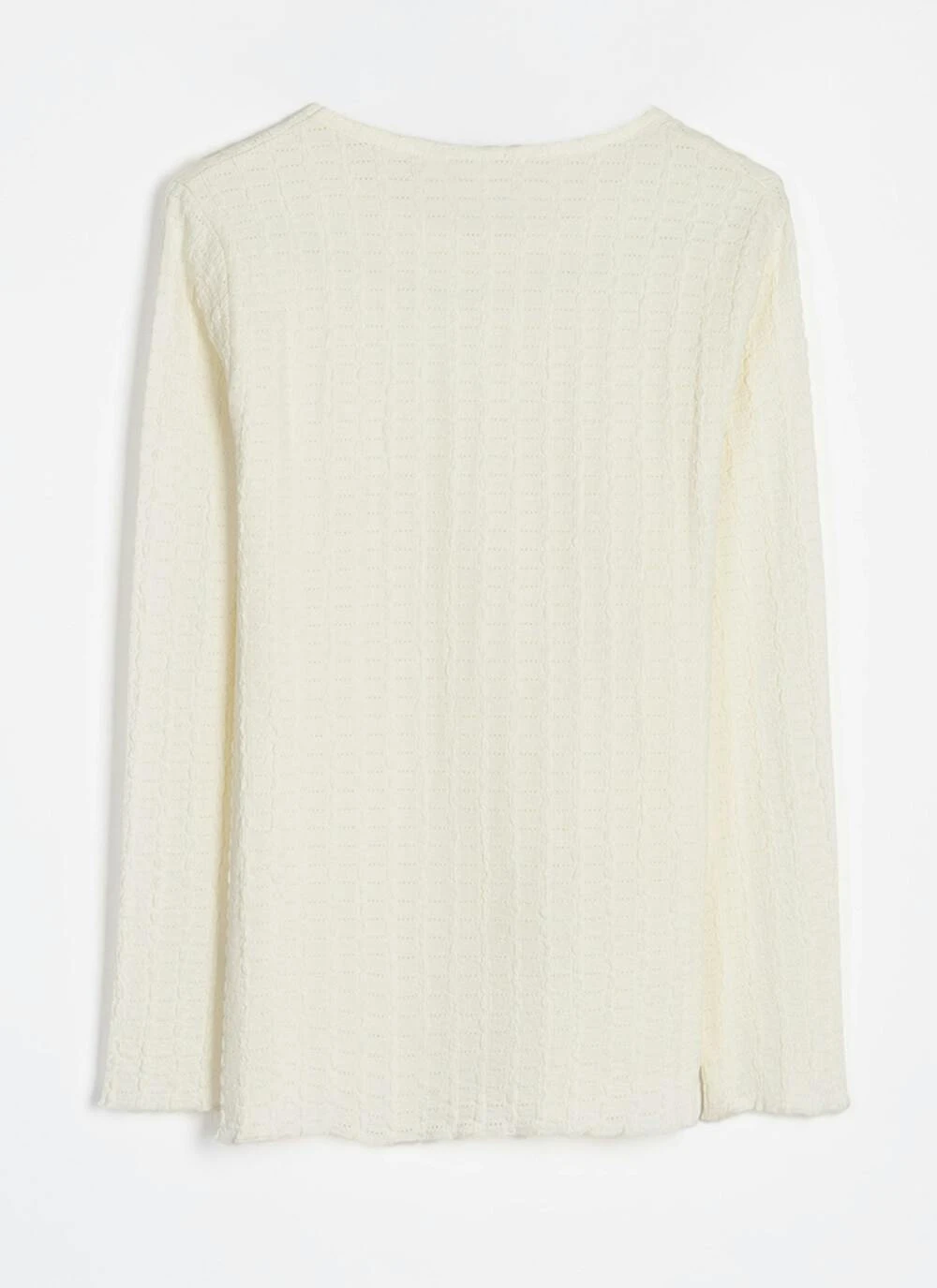 Textured Crew Neck Top 6 Textured Crew Neck Top - Image 6