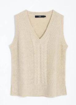 Cable Knitted Vest -The Edinburgh Woollen Mill 62965pvl 447ee6bb2cf11d5