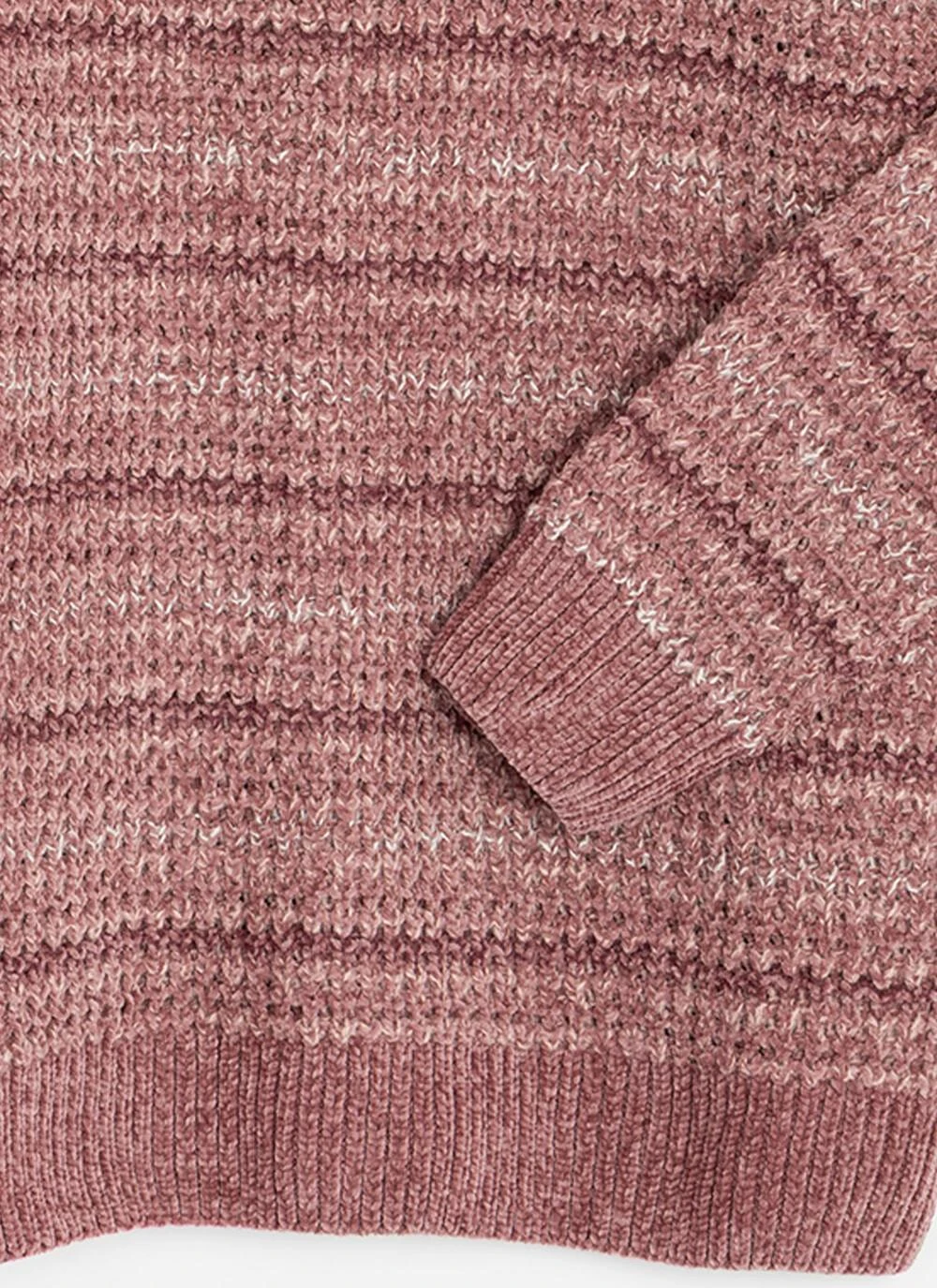 Chenille Striped Turtle Neck Jumper 3 Chenille Striped Turtle Neck Jumper - Image 3