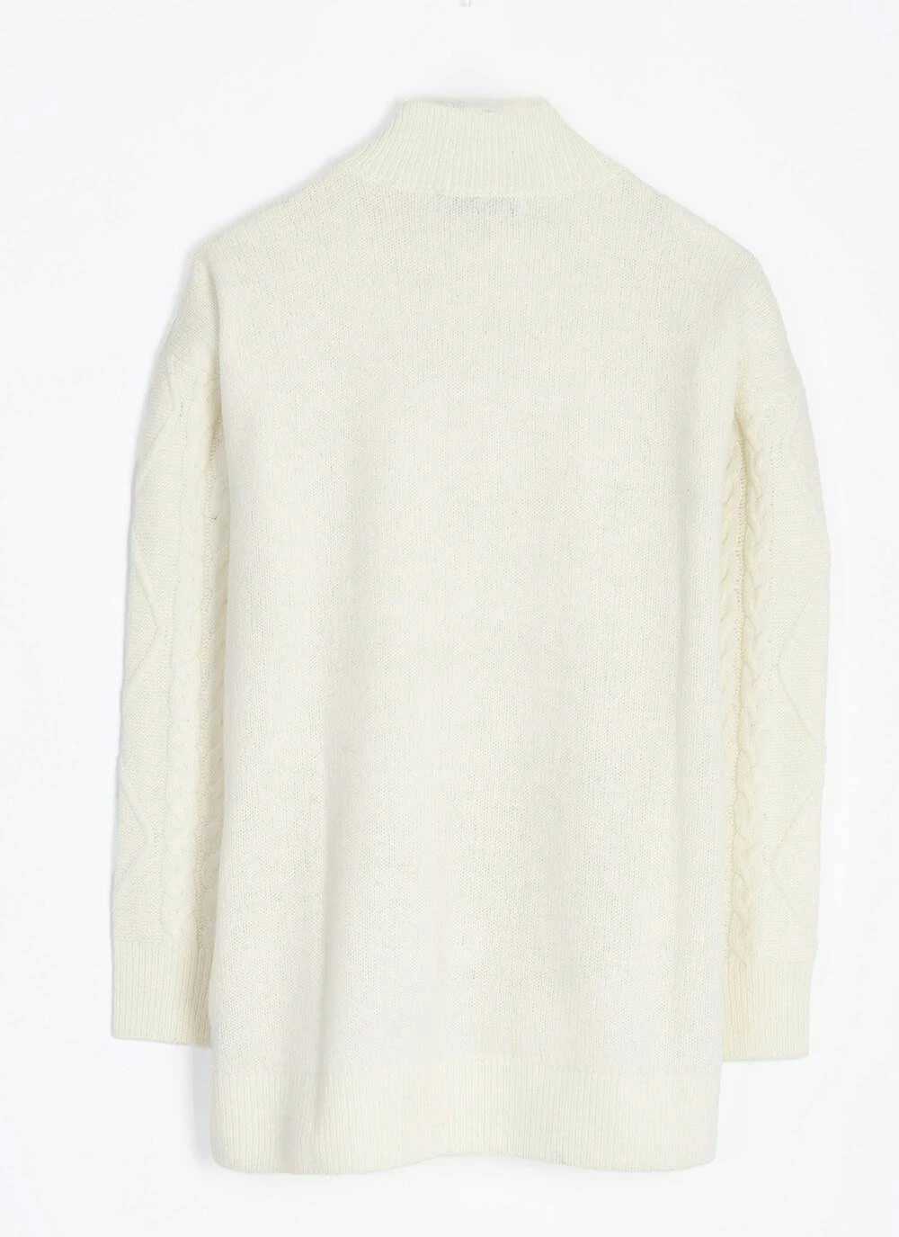 Wool Blend Cable Knit Turtle Neck Jumper 5 Wool Blend Cable Knit Turtle Neck Jumper - Image 5