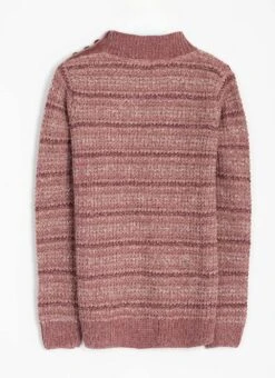 Chenille Striped Turtle Neck Jumper 7 Chenille Striped Turtle Neck Jumper -The Edinburgh Woollen Mill 63015pvl 2819f3ed5622618