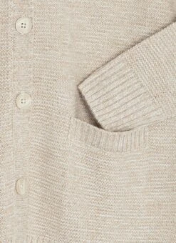 Textured Knit Crew Neck Cardigan 10 Textured Knit Crew Neck Cardigan -The Edinburgh Woollen Mill 63072pvl 46bfabd8da724e2