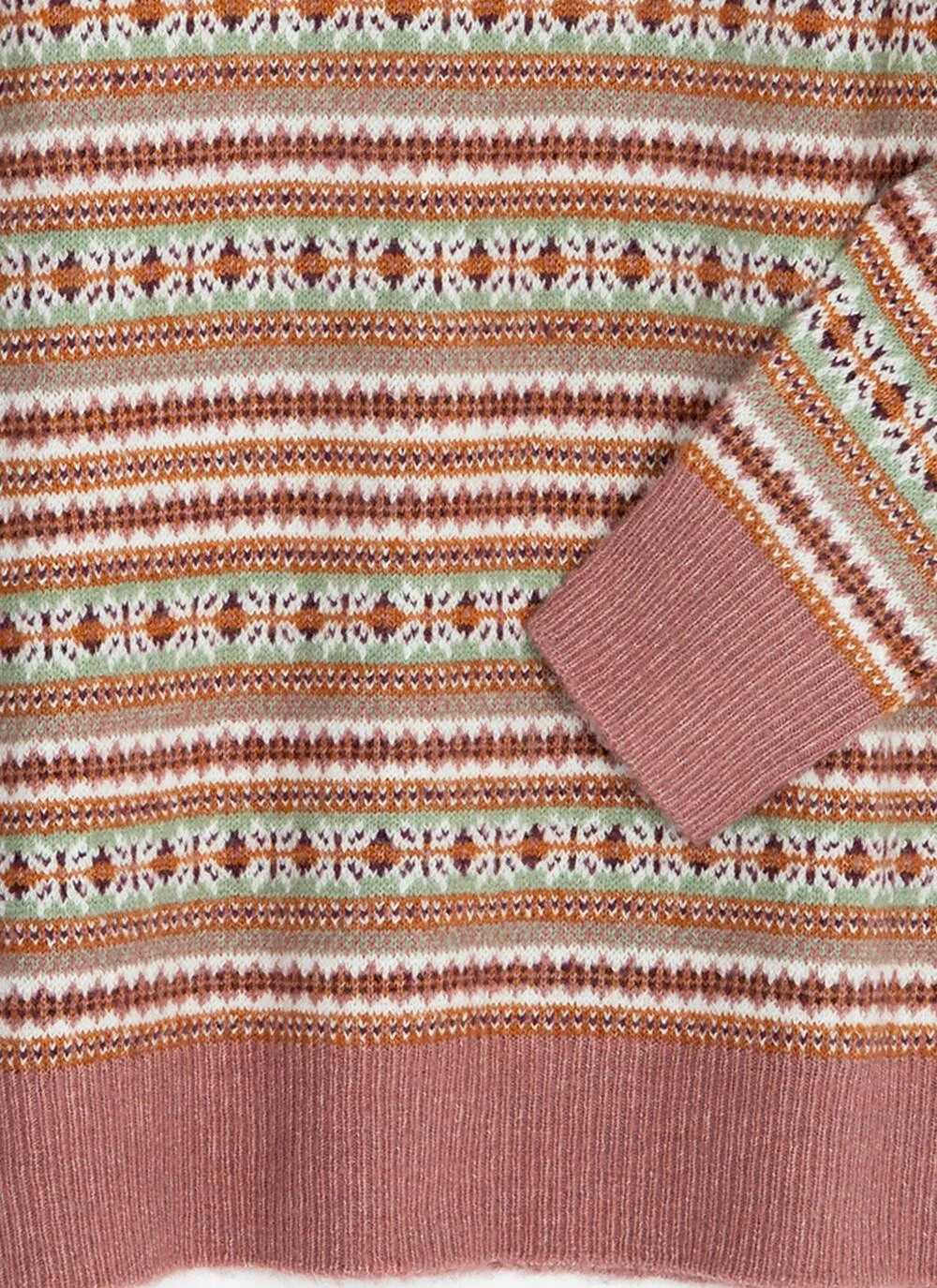 Fairisle Crew Neck Jumper 6 Fairisle Crew Neck Jumper - Image 6
