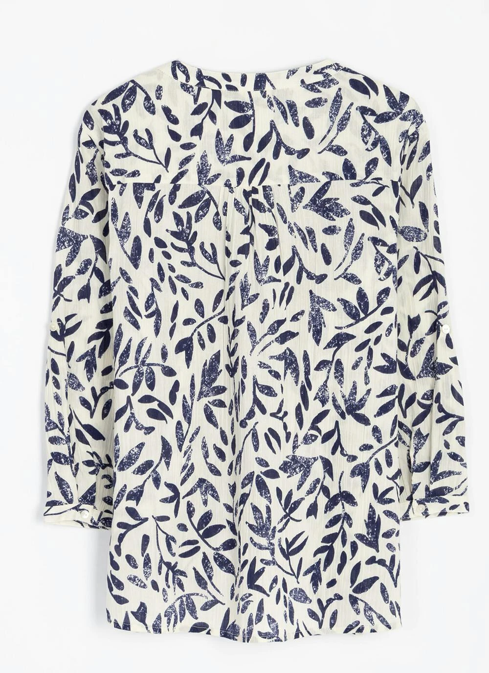 Pure Cotton Notch Neck Blouse 5 Pure Cotton Notch Neck Blouse - Image 5