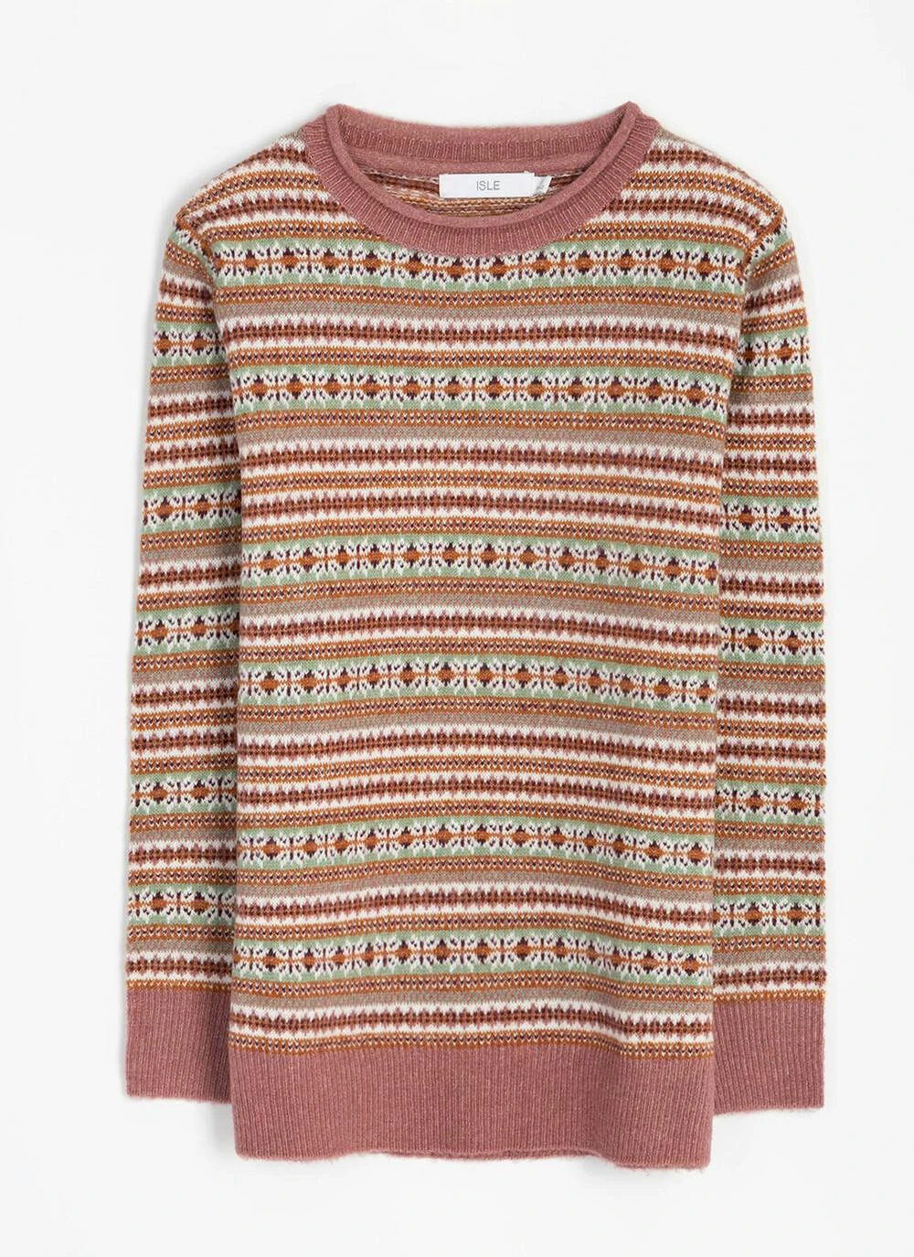 Fairisle Crew Neck Jumper 4 Fairisle Crew Neck Jumper - Image 4