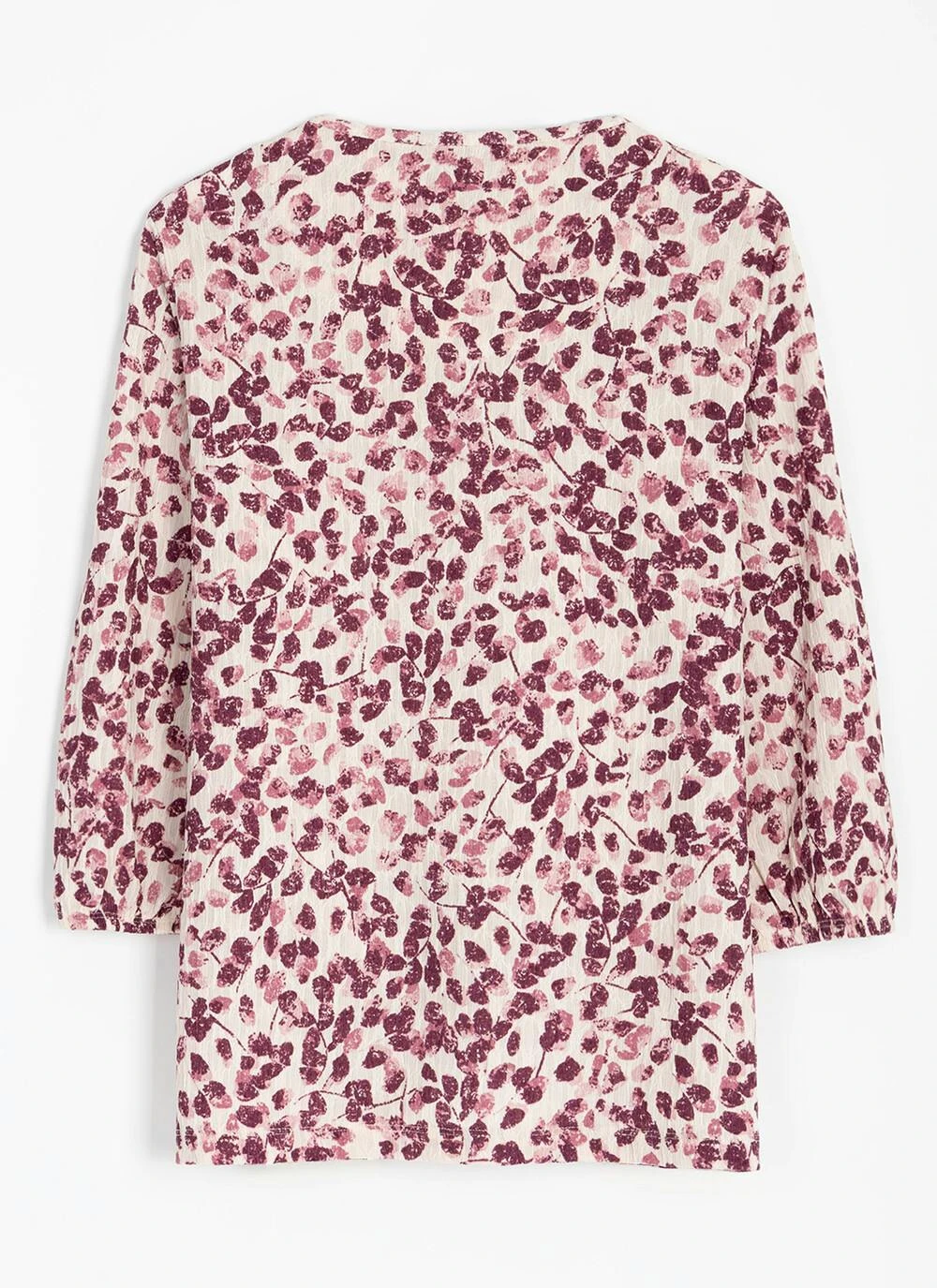 Crinkle Jersey Round Neck Top 3 Crinkle Jersey Round Neck Top - Image 3