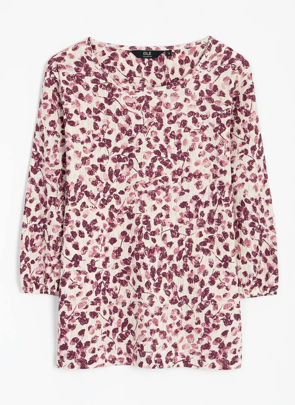 Crinkle Jersey Round Neck Top 1 Crinkle Jersey Round Neck Top