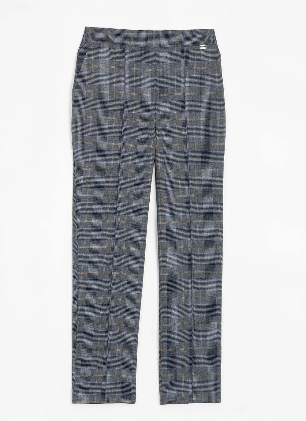 Comfort Fit Woven Check Trousers 2 Comfort Fit Woven Check Trousers - Image 2