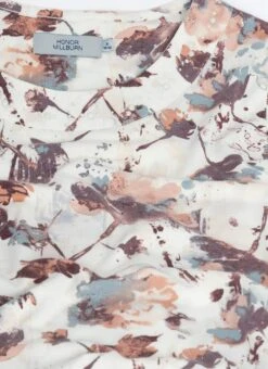 Soft Touch Pearl Trim Print Top -The Edinburgh Woollen Mill 63415pvl d1bc74b69043d38