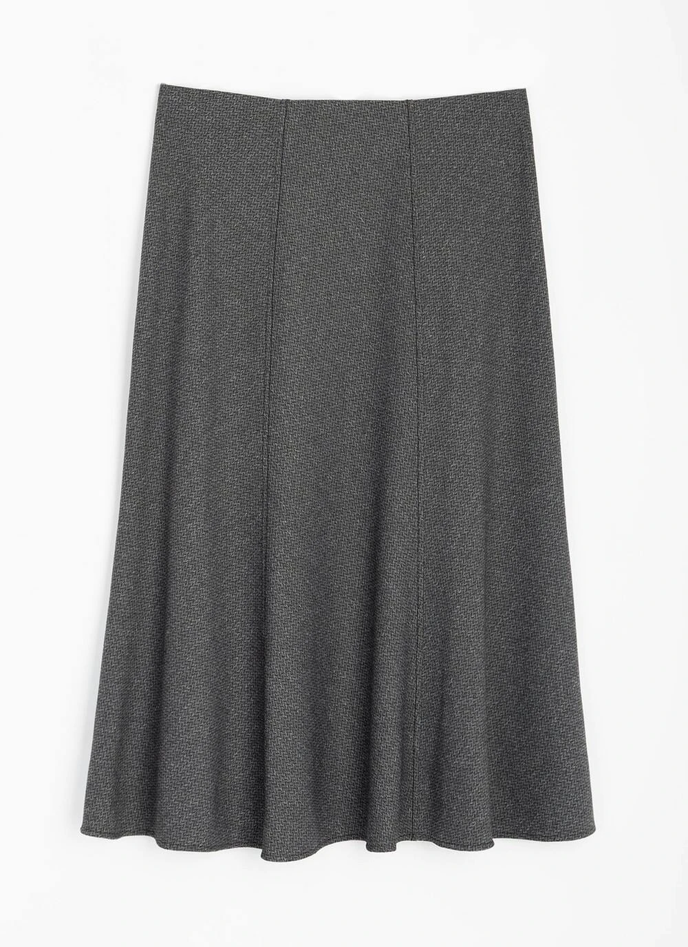 Comfort Fit Herringbone A- Line Skirt 2 Comfort Fit Herringbone A- Line Skirt - Image 2
