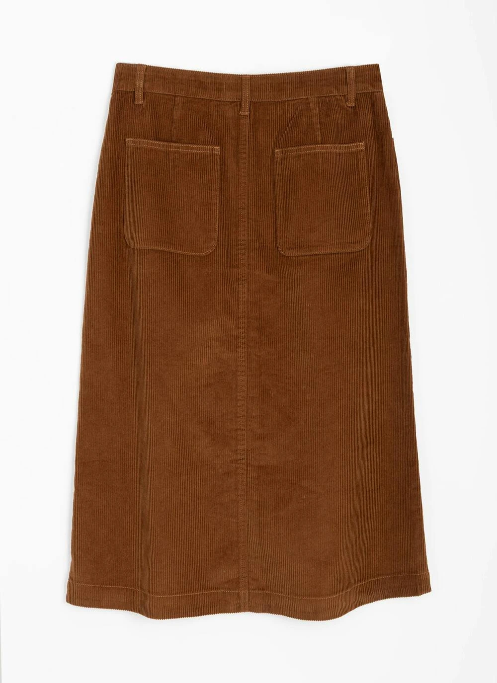 Pure Cotton Cord Midi Skirt 6 Pure Cotton Cord Midi Skirt - Image 6