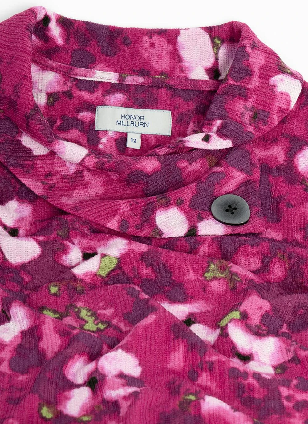 Textured Print Cowl Neck Top 5 Textured Print Cowl Neck Top - Image 5