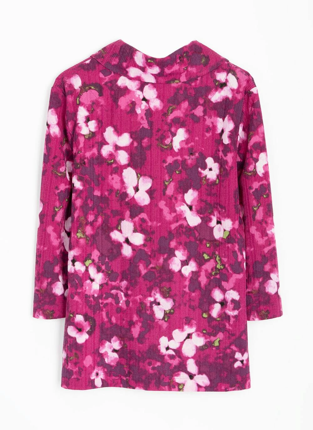 Textured Print Cowl Neck Top 7 Textured Print Cowl Neck Top - Image 7