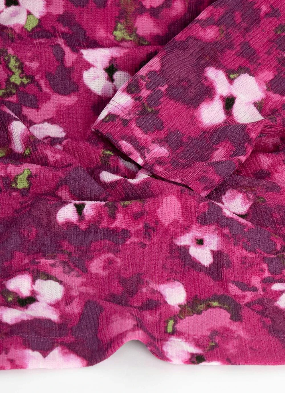 Textured Print Cowl Neck Top 6 Textured Print Cowl Neck Top - Image 6