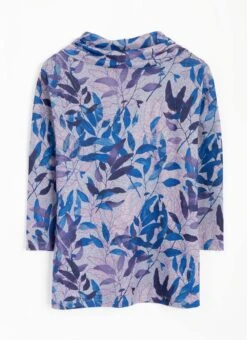 Warm Touch Cowl Neck Printed Top 11 Warm Touch Cowl Neck Printed Top -The Edinburgh Woollen Mill 63577pvl 295346a77a0fe9f