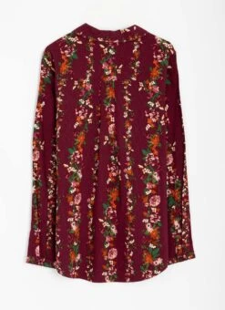 Floral Stripe Printed V Neck Blouse 11 Floral Stripe Printed V Neck Blouse -The Edinburgh Woollen Mill 63678pvl 0010af9333a13ef