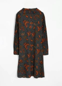 Warm Handle Cowl Neck Printed Dress -The Edinburgh Woollen Mill 63683pvl bac3918b0215ce7