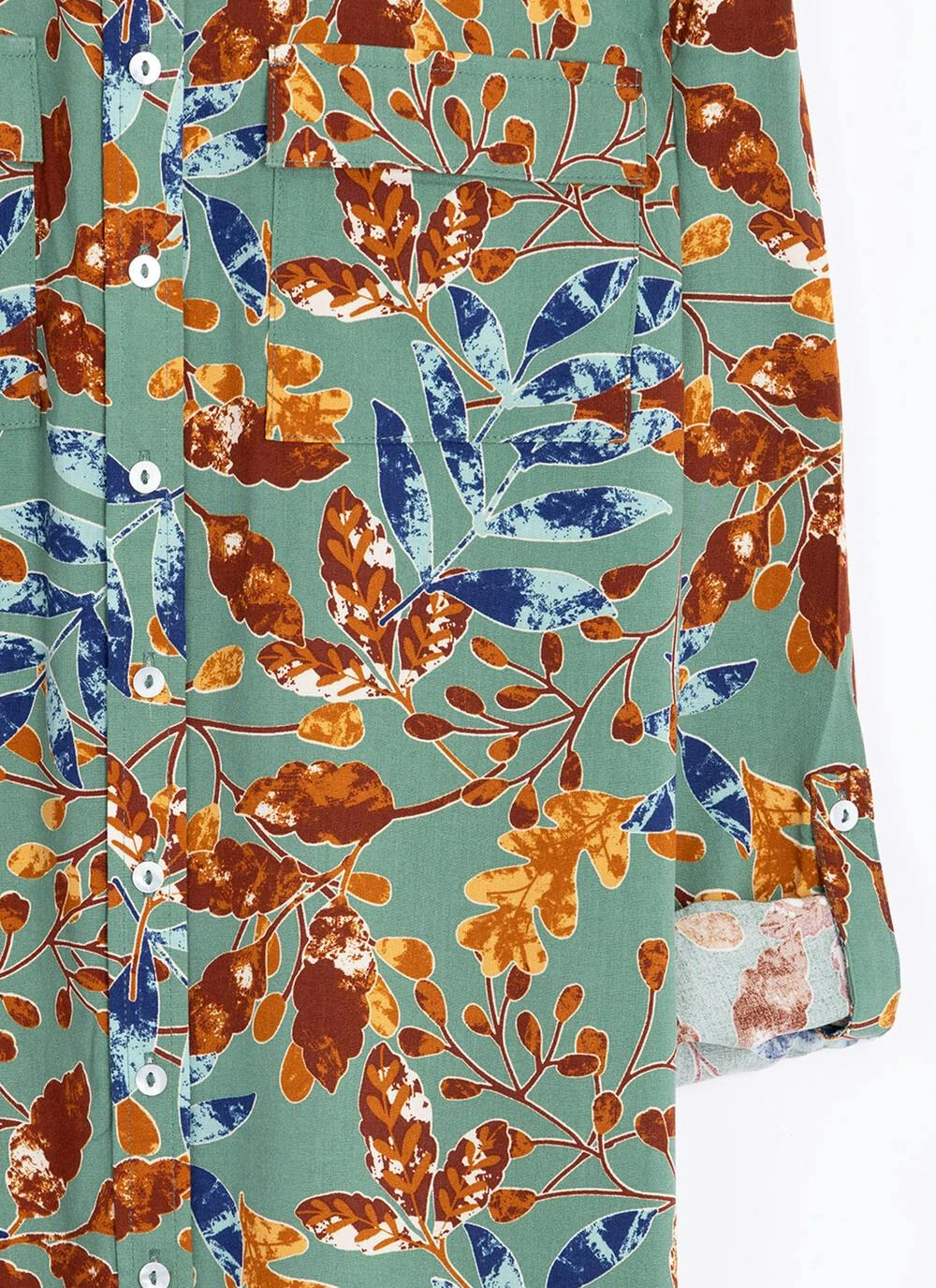 Collared Printed Pocket Shirt 3 Collared Printed Pocket Shirt - Image 3