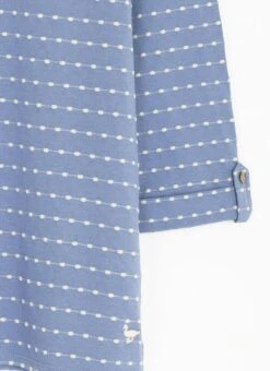 Pure Cotton Jacquard Top -The Edinburgh Woollen Mill 63734pvl 504fd6ce28b83d3