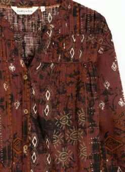 Pure Cotton Ruched Shoulder Blouse -The Edinburgh Woollen Mill 63749pvl 228cddf5c5aac96