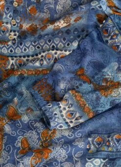 Jersey Printed V-Neck Top 6 Jersey Printed V-Neck Top -The Edinburgh Woollen Mill 63757pvl e9d303419a9a8f2