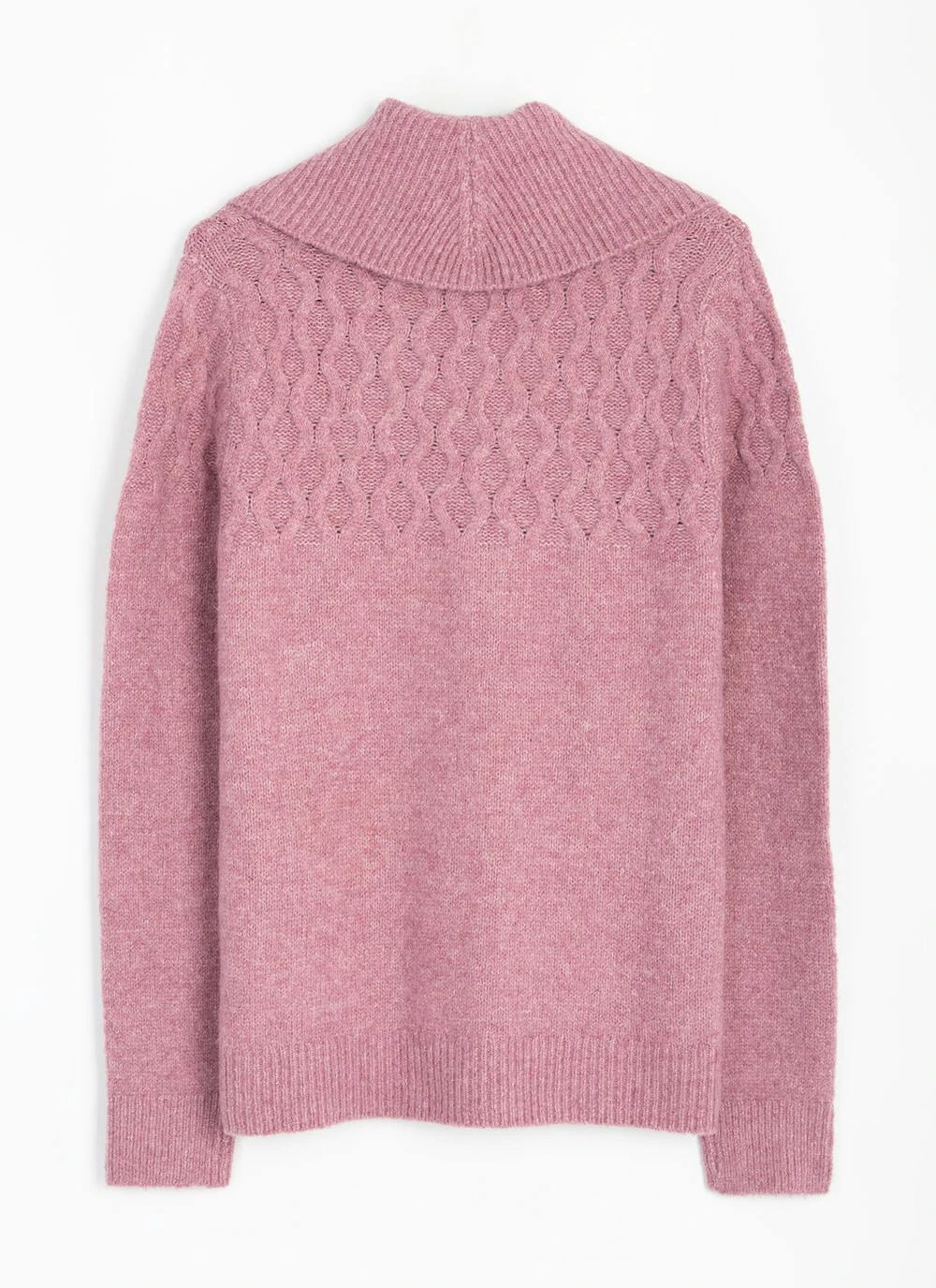 Cowl Neck Cable Knit Jumper 6 Cowl Neck Cable Knit Jumper - Image 6