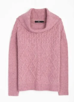 Cowl Neck Cable Knit Jumper 8 Cowl Neck Cable Knit Jumper -The Edinburgh Woollen Mill 63772pvl 0ebf1bf972e2195
