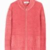 Soft Touch Knit Zip Through Cardigan