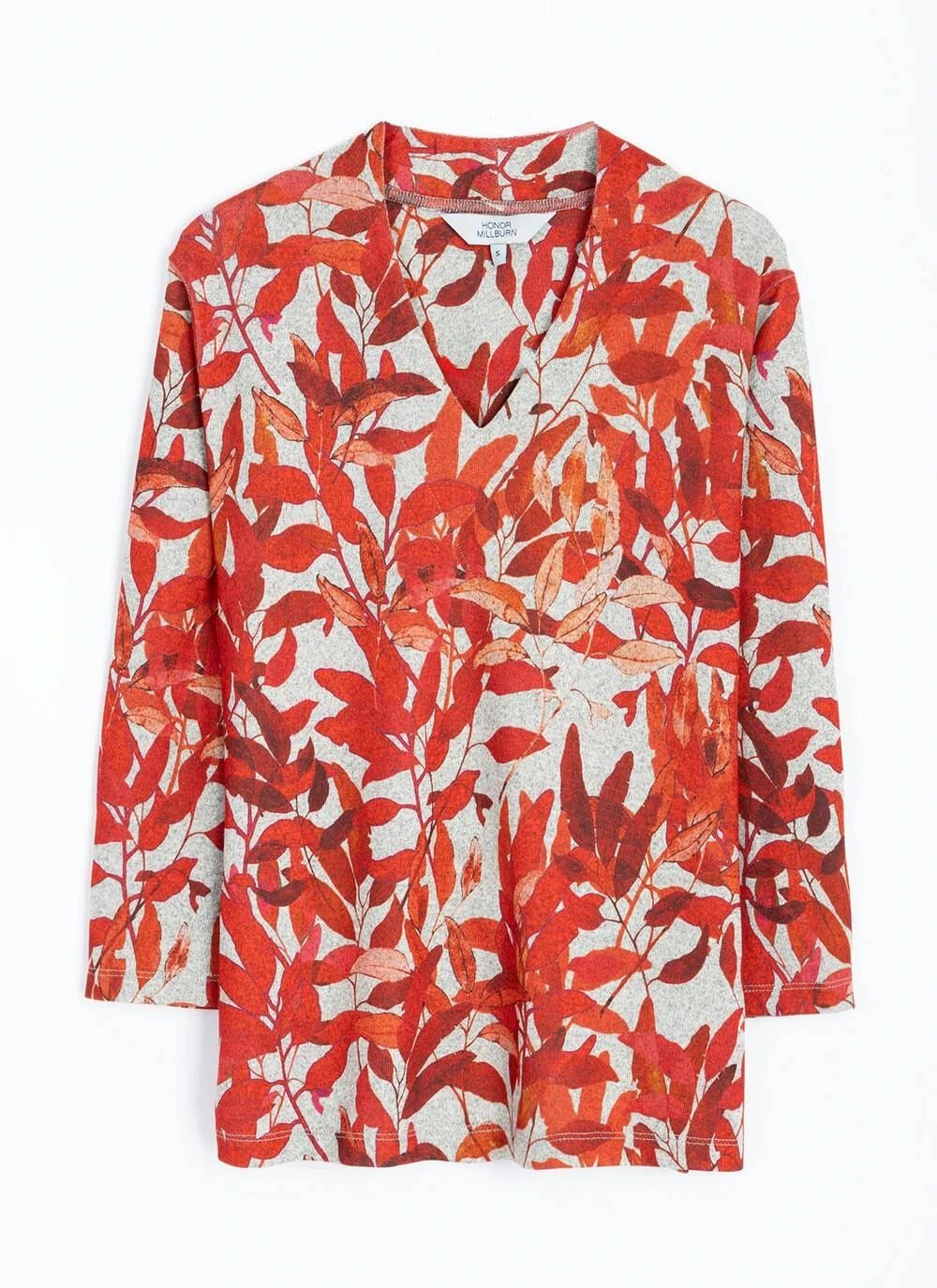 Warm Touch Jersey V Neck Print Top 3 Warm Touch Jersey V Neck Print Top - Image 3